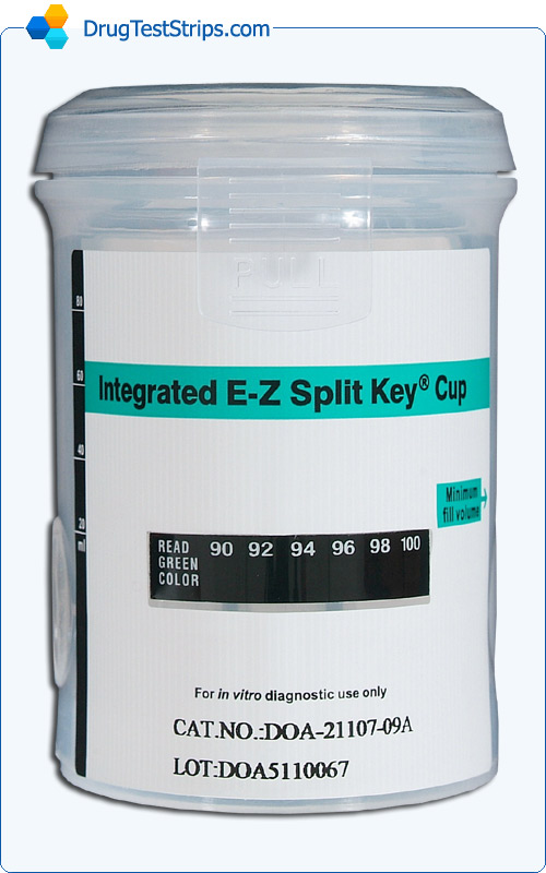 Integrated 10 Panel (COC/AMP/mAMP/THC/OPI/PCP/BAR/BZO/MTD/MDMA) E-Z Test Cup