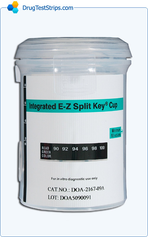 Integrated 6 Panel (mAMP/COC/THC/AMP/OPI/BZO) E-Z Test Cup