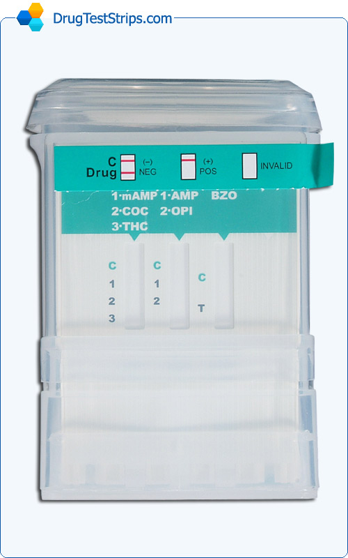 Integrated 6 Panel (mAMP/COC/THC/AMP/OPI/BZO) E-Z Test Cup